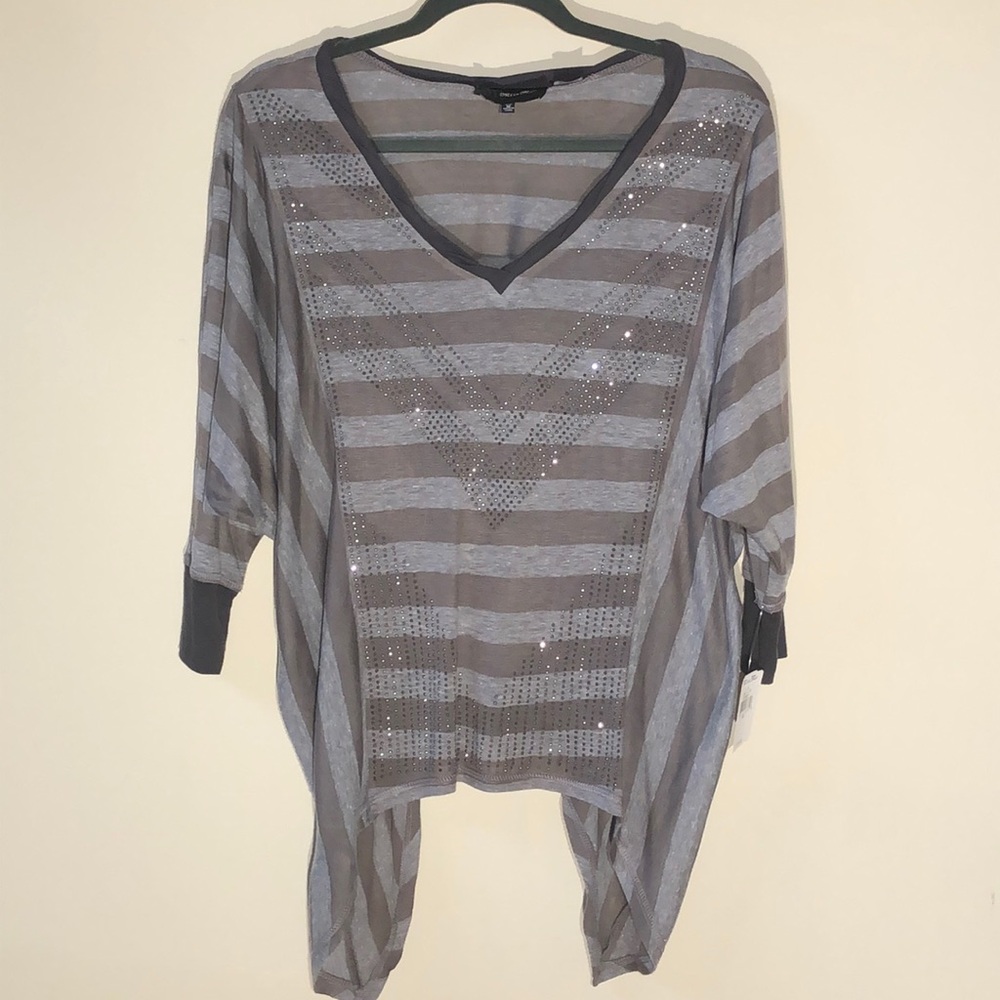 Miss Me Gray Top